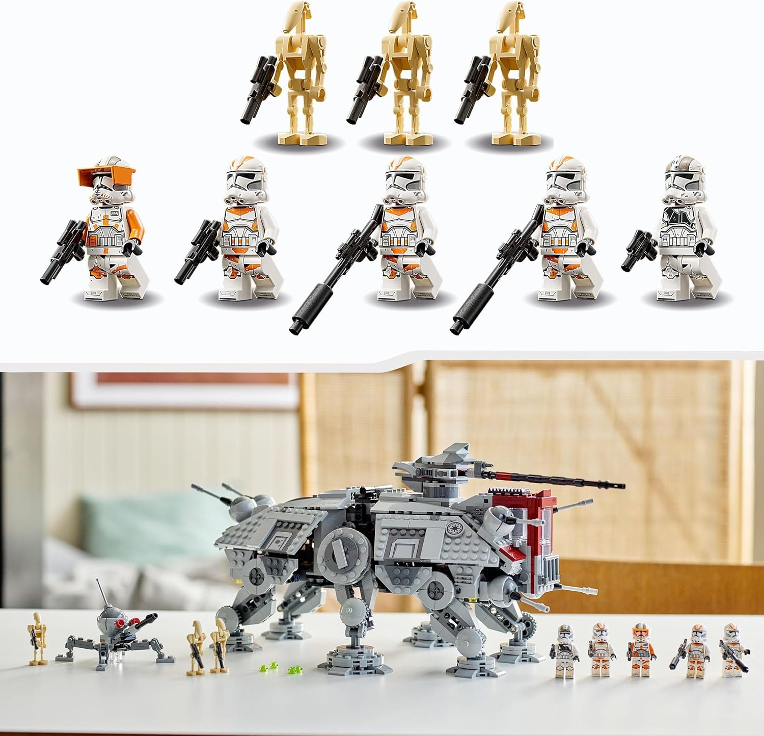 Thumbnail 5 de LEGO Star Wars 75337 Walker AT-TE: set da costruire con minifigure e droidi, per veri fan della Vendetta dei Sith