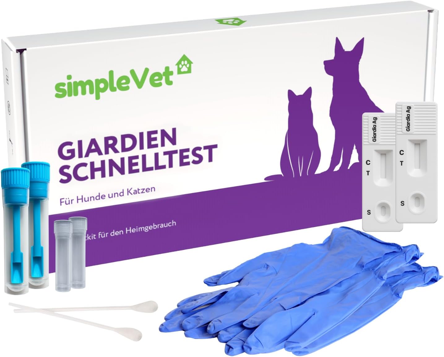 simple Vet Giardien Schnelltest 2 Tests