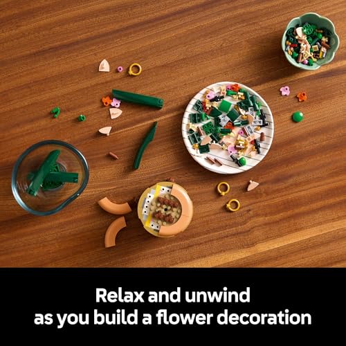 Detalle de LEGO Botanicals Mini Orchid Building Set - Artificial Orchid 10343