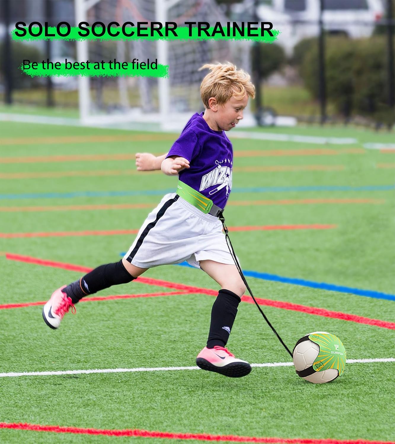 Detalle de Surpop Trainer: Solo Practice Belt for Soccer, Volleyball, and Rugby