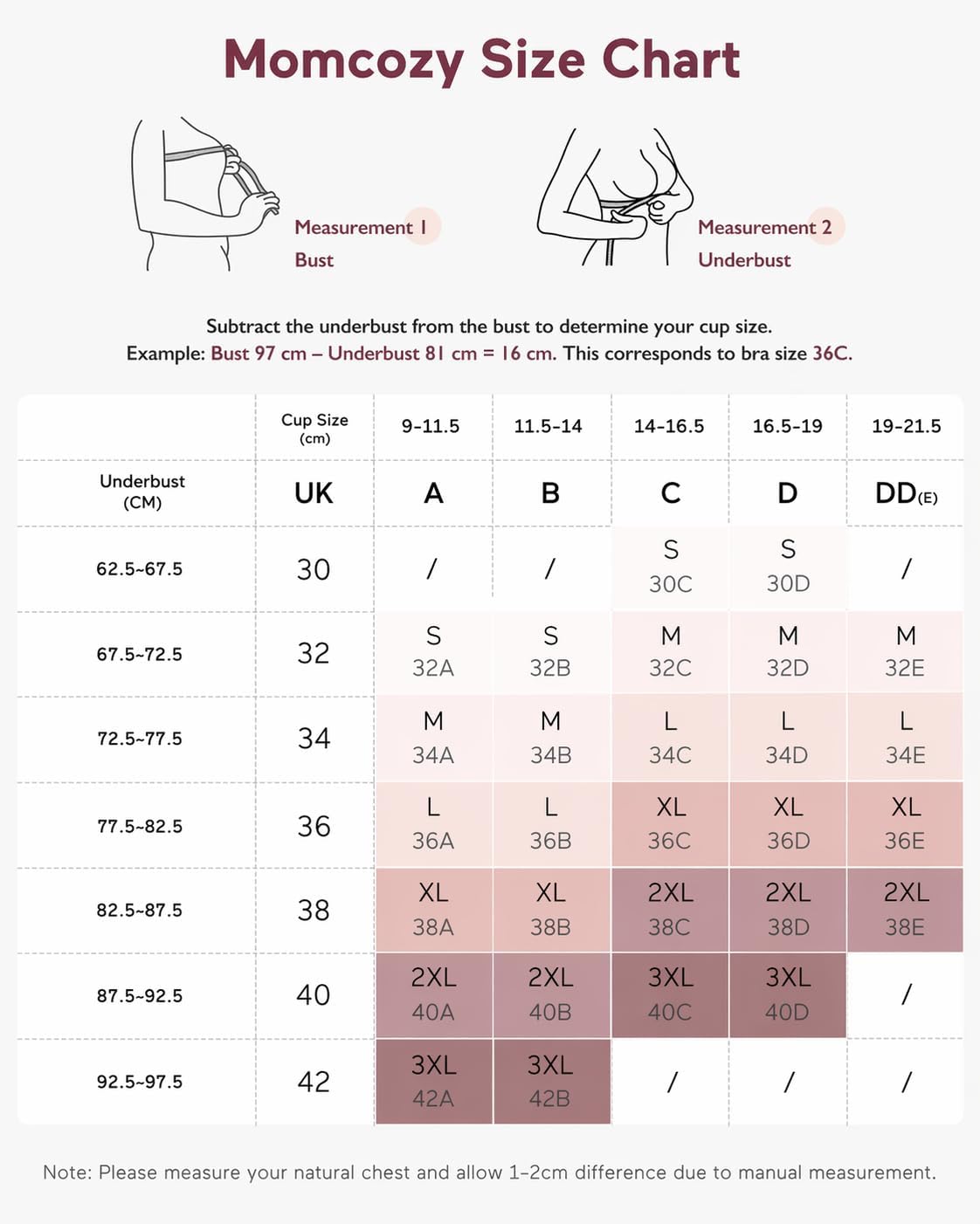 Detalle 2 de momcozy YN21 seamless nursing bra