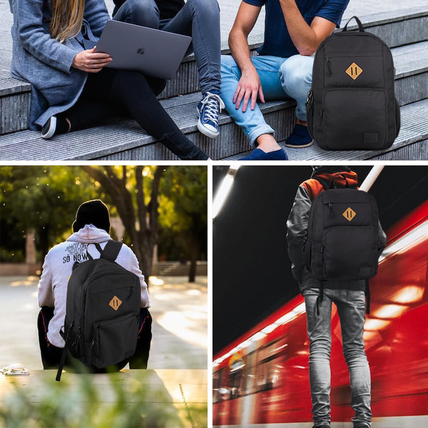 Thumbnail 5 de KEOFID Travel Backpack for Men and Women with USB Charging Port and Anti-Theft Pocket