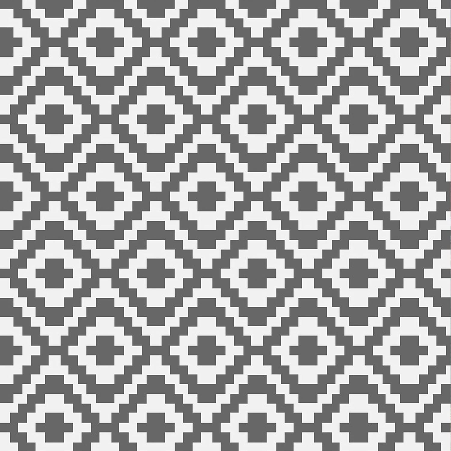 Detalle de Valiant Outdoor XL Waterproof Rug for Garden, Patio and Decking - Geometric Grey (3.6m x 2.7m)