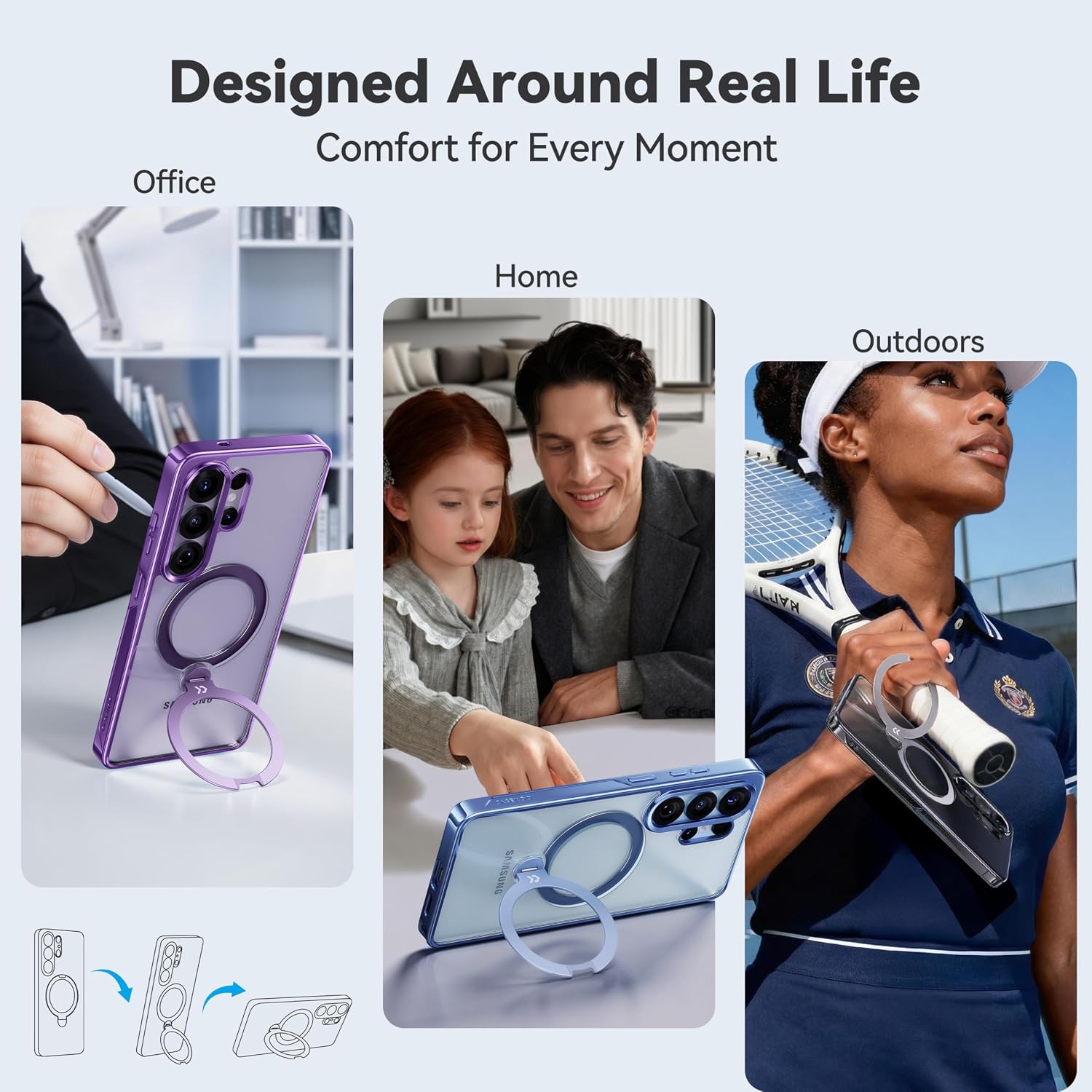 Thumbnail 4 de CASEKOO Sky Blue Galaxy S26 Ultra Case
