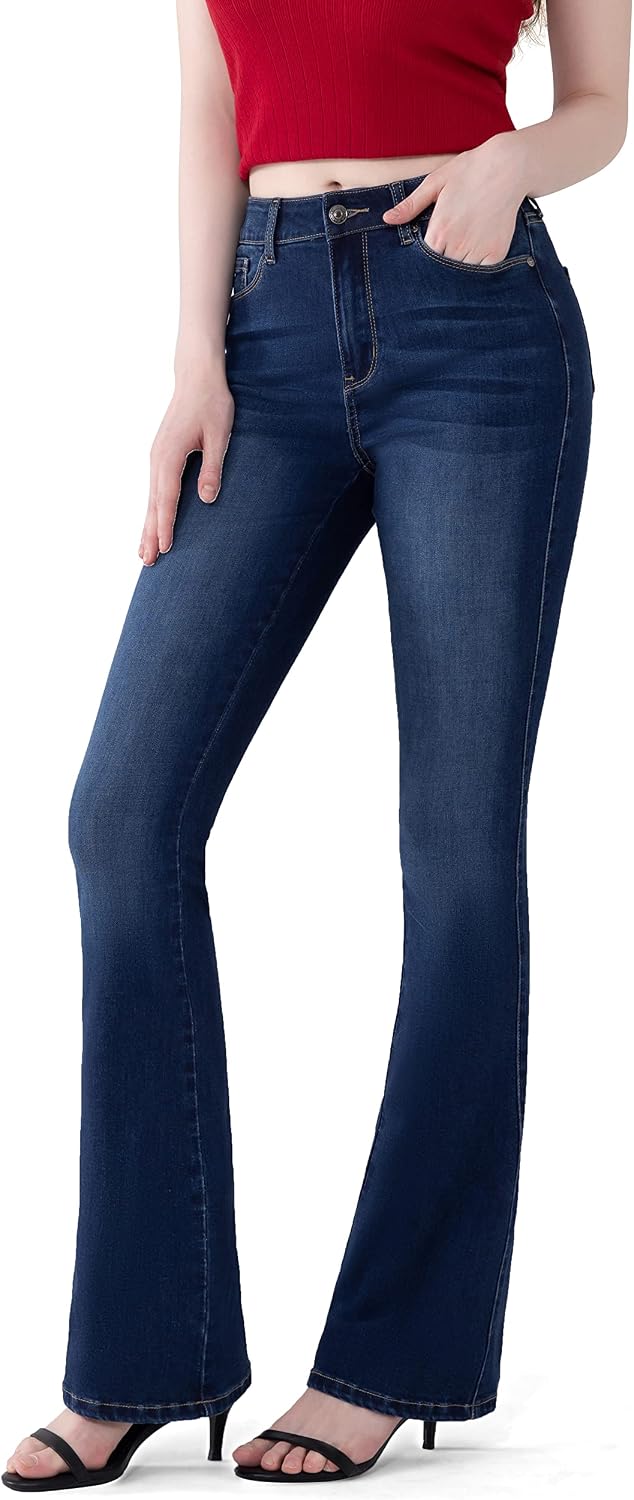 Detalle de FLYING BANANA Totally Shaping Curvy Stretchy Bootcut Flare Jeans