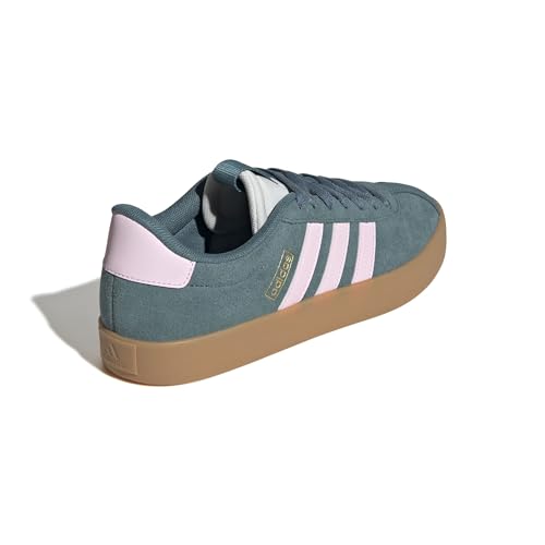 Detalle de adidas Mujer VL Court 3.0 Shoes (Preloved) Teal/Clear Pink/Gold Metallic — guía de compra