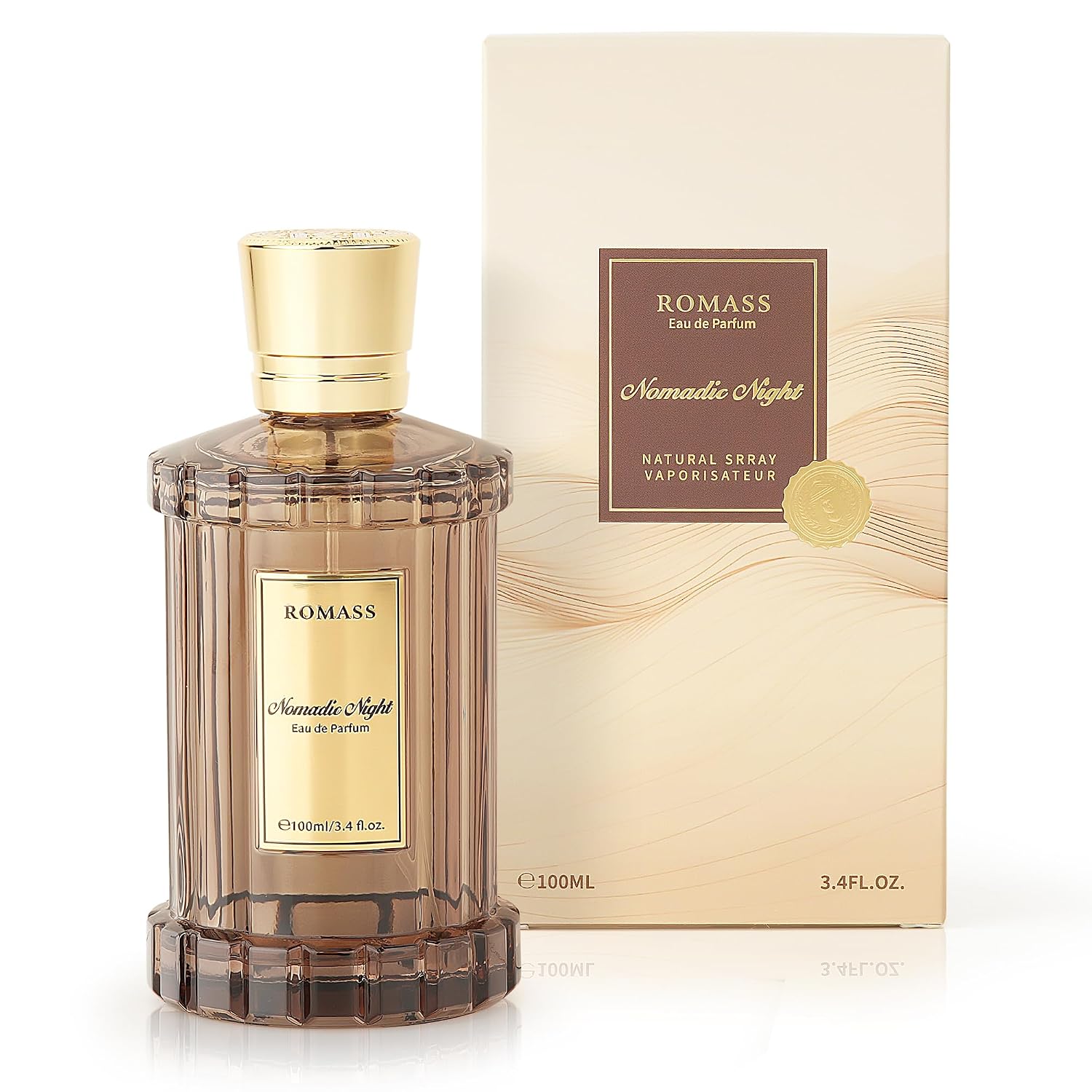 Thumbnail 3 de ROMASS Nomadic Night Long Lasting Unisex Oud Perfume – 3.4oz / 100ml Eau de Parfum