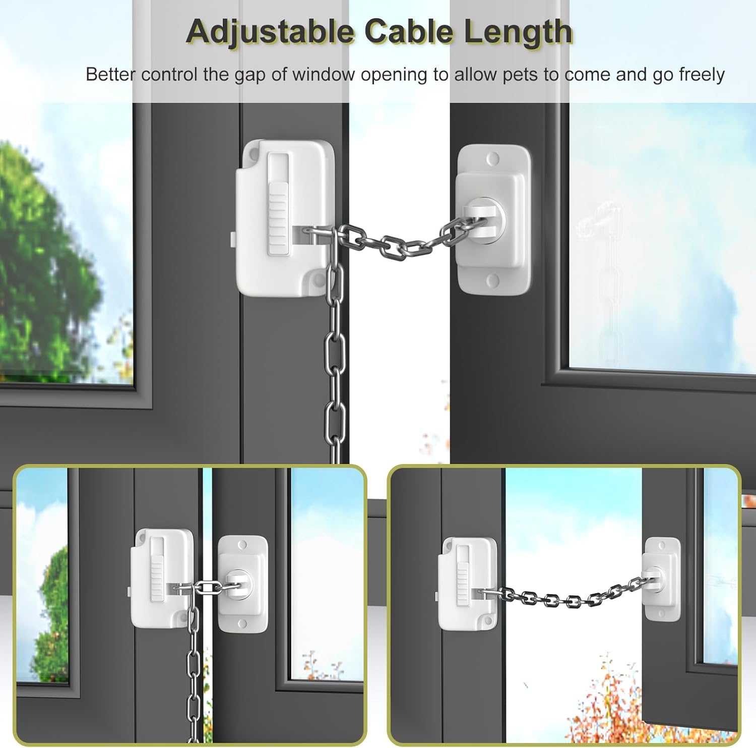 Thumbnail 3 de AOSITE Window Locks 2pcs child safety