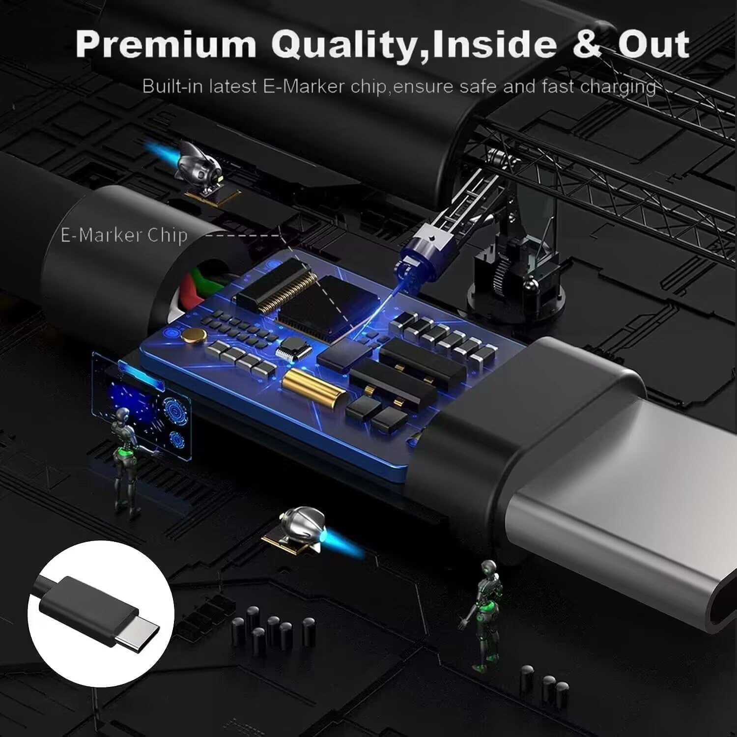 Thumbnail 4 de SKOTSLYE 65W USB C Laptop Charger for Chromebook