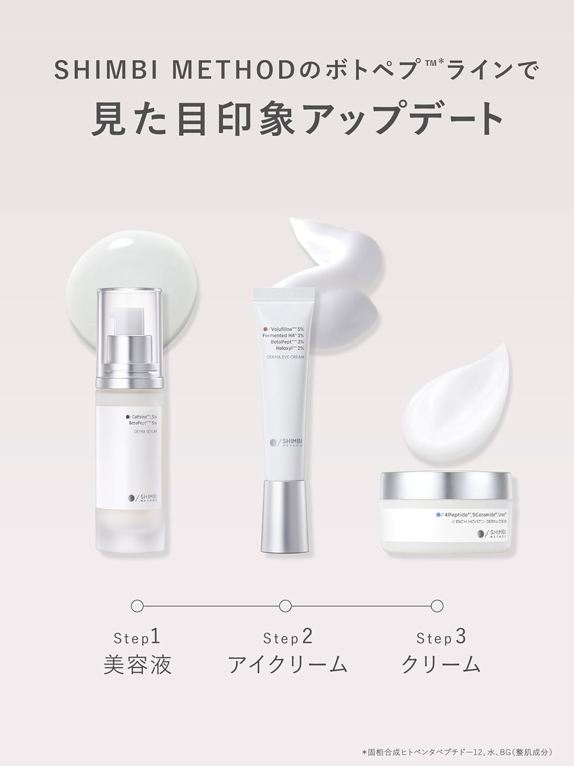 Thumbnail 6 de SHIMBI METHOD カフェイン1.5%・ボトペプ™5%配合美容液 30ml