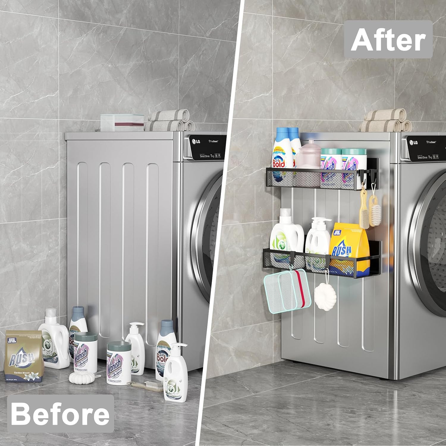 Thumbnail 5 de Aufworld Magnetic Spice Rack 2-Pack