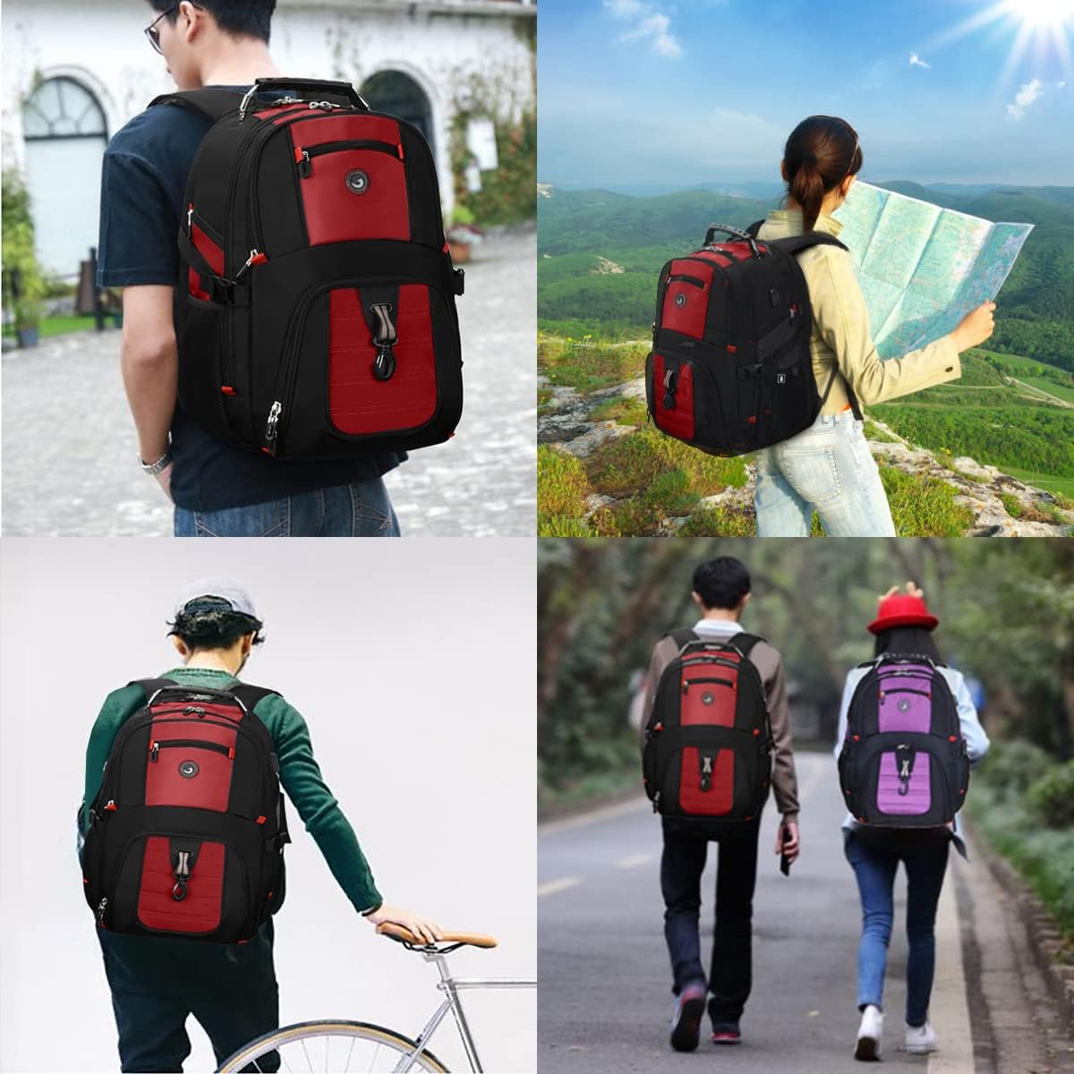 Detalle 2 de SHRRADOO Travel Laptop Backpack, 50L