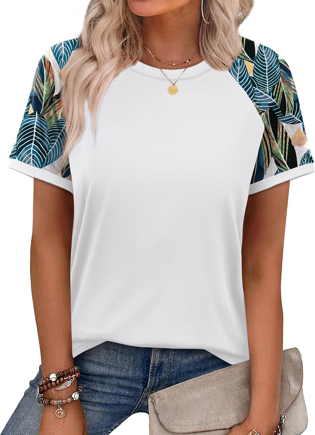 Thumbnail 1 de WIHOLL Women's Color Block Raglan Top