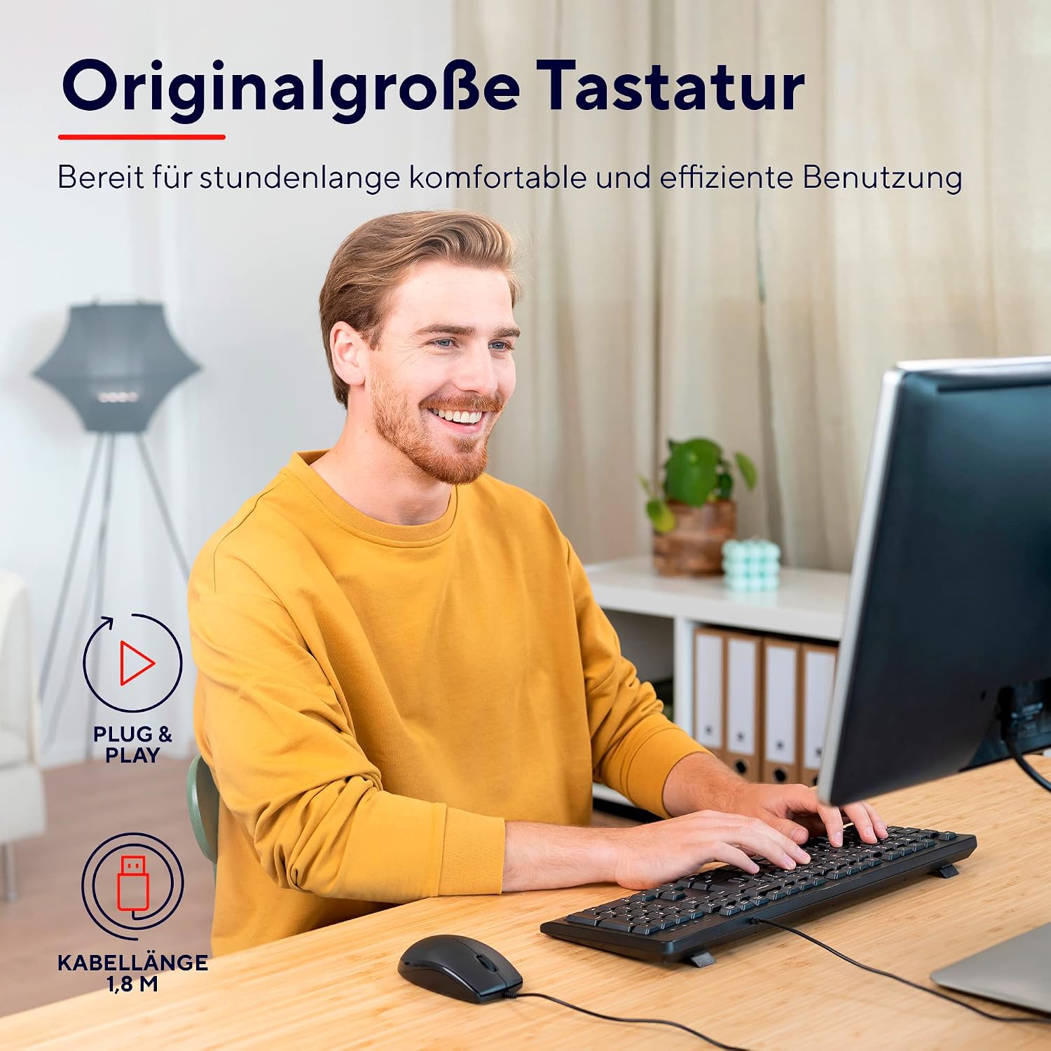 Detalle 2 de Trust Taro Kabelgebundene Tastatur QWERTZ