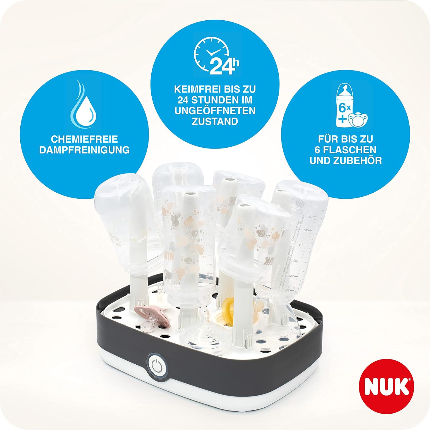 Thumbnail 2 de NUK Vario Express Flaschensterilisator – 6 Flaschen in 6 Min.