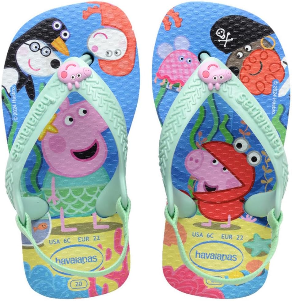 Thumbnail 6 de Havaianas Baby Peppa Pig Zehentrenner für Unisex-Babys – weiß
