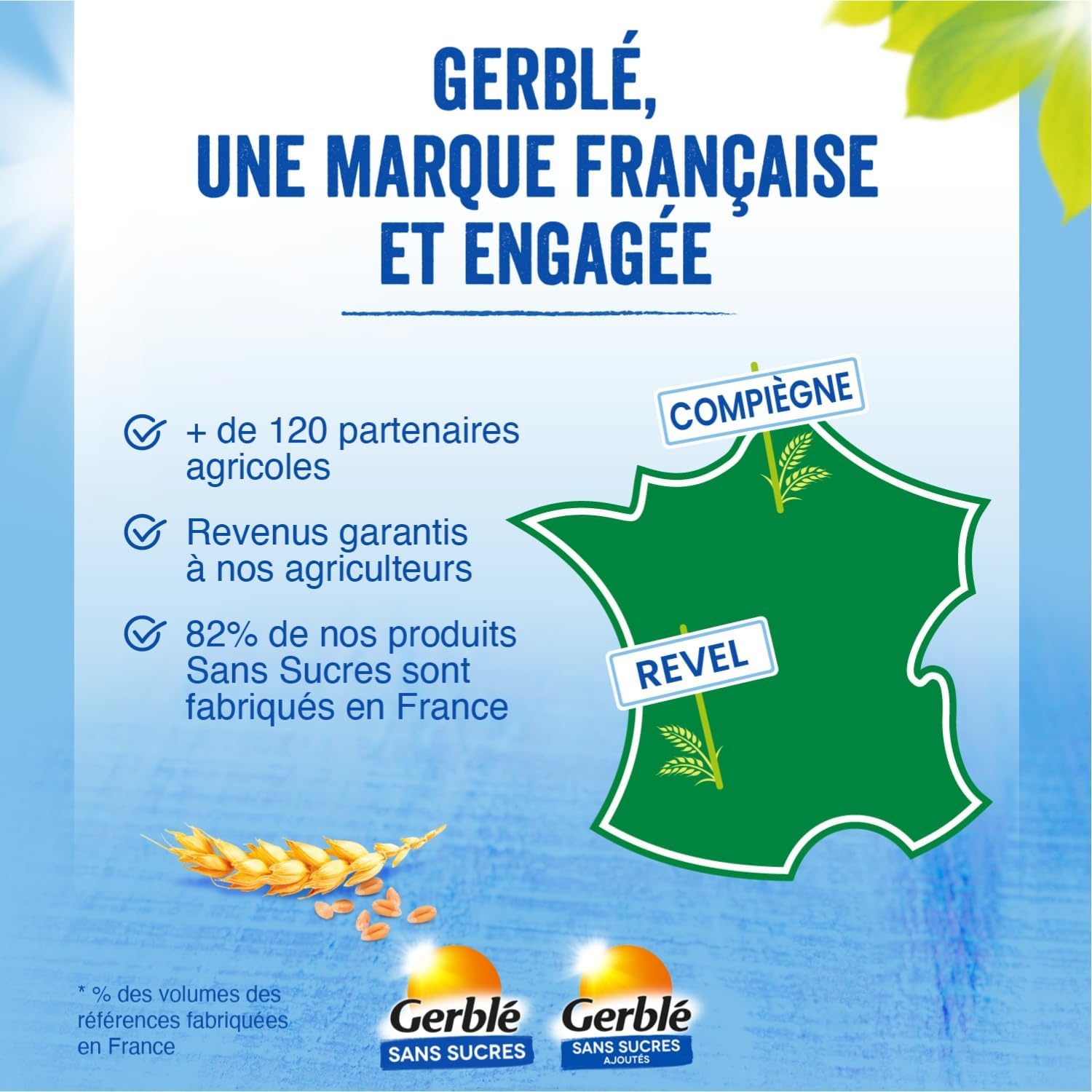Detalle de Gerblé Moelleux Tout Chocolat Sans Sucres – Gâteau Individuel Gourmand, sans huile de palme, 7 sachets (196 g)