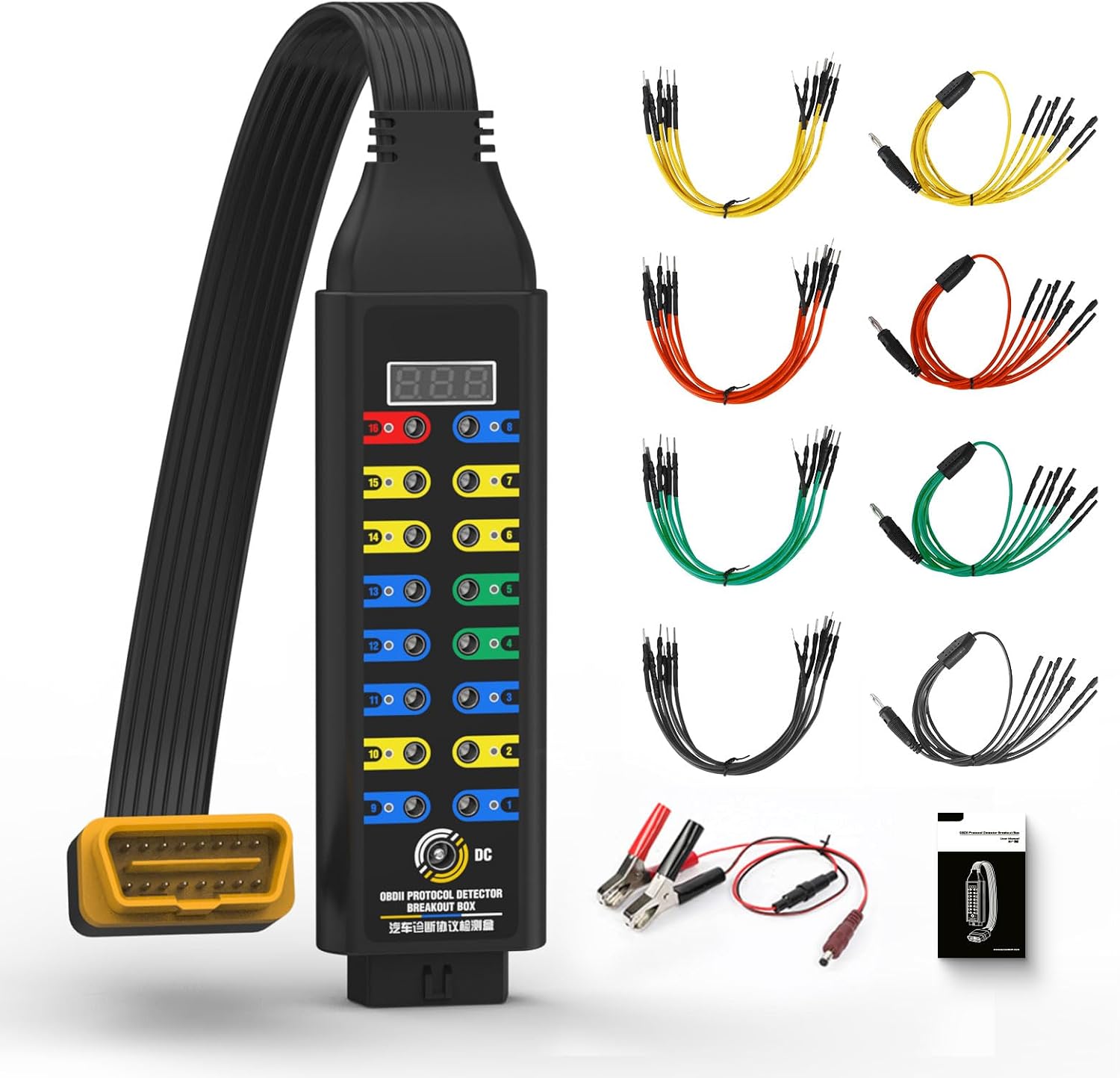 Detalle de Detector de protocolo OBD2 Breakout Box 17,7 pulgadas