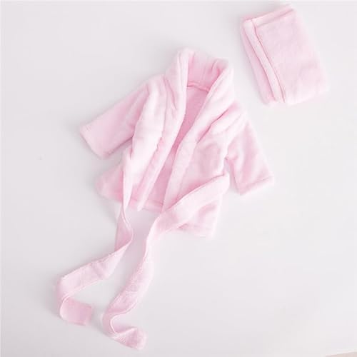 Thumbnail 6 de UPKOCH Bata de Baño Niña para Recién Nacido en Algodón Grueso - Rosa, Cómoda y Duradera