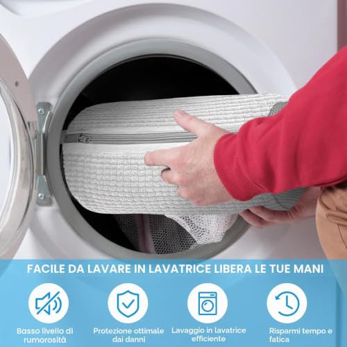 Thumbnail 4 de CNMTCCO 2 Pezzi Sacchetto per Lavare Scarpe in Lavatrice con Cerniera Nascosta – Set riutilizzabile per pulizia a 360°