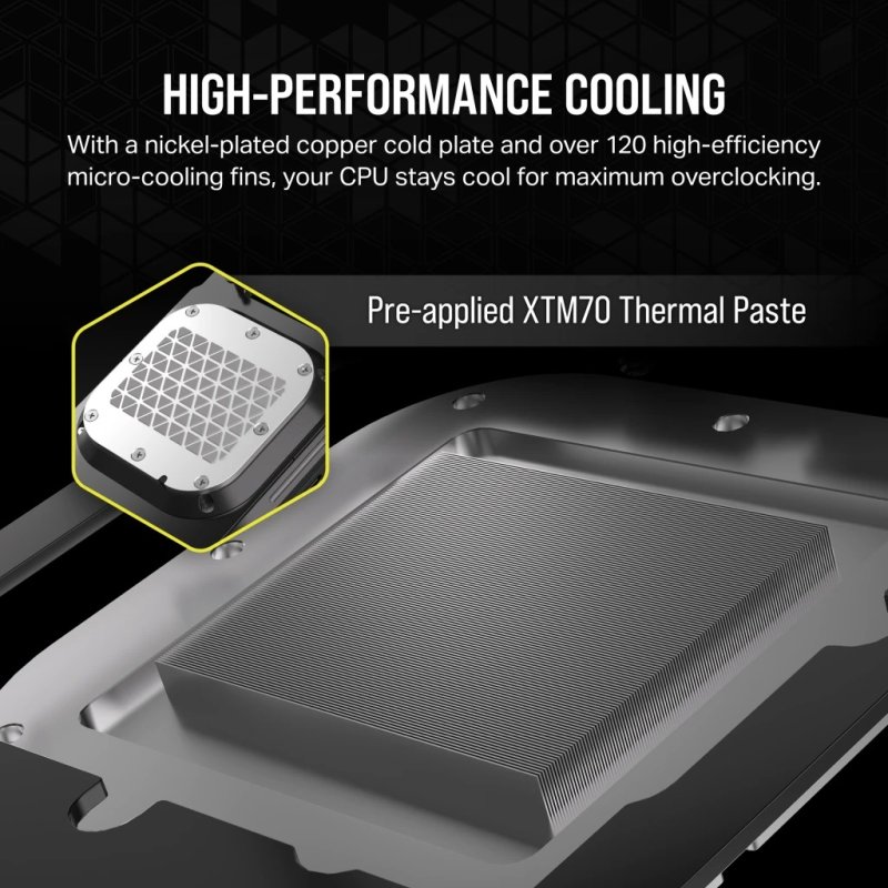 Thumbnail 2 de Corsair iCUE XC7 RGB ELITE LCD Bloque de Agua para CPU