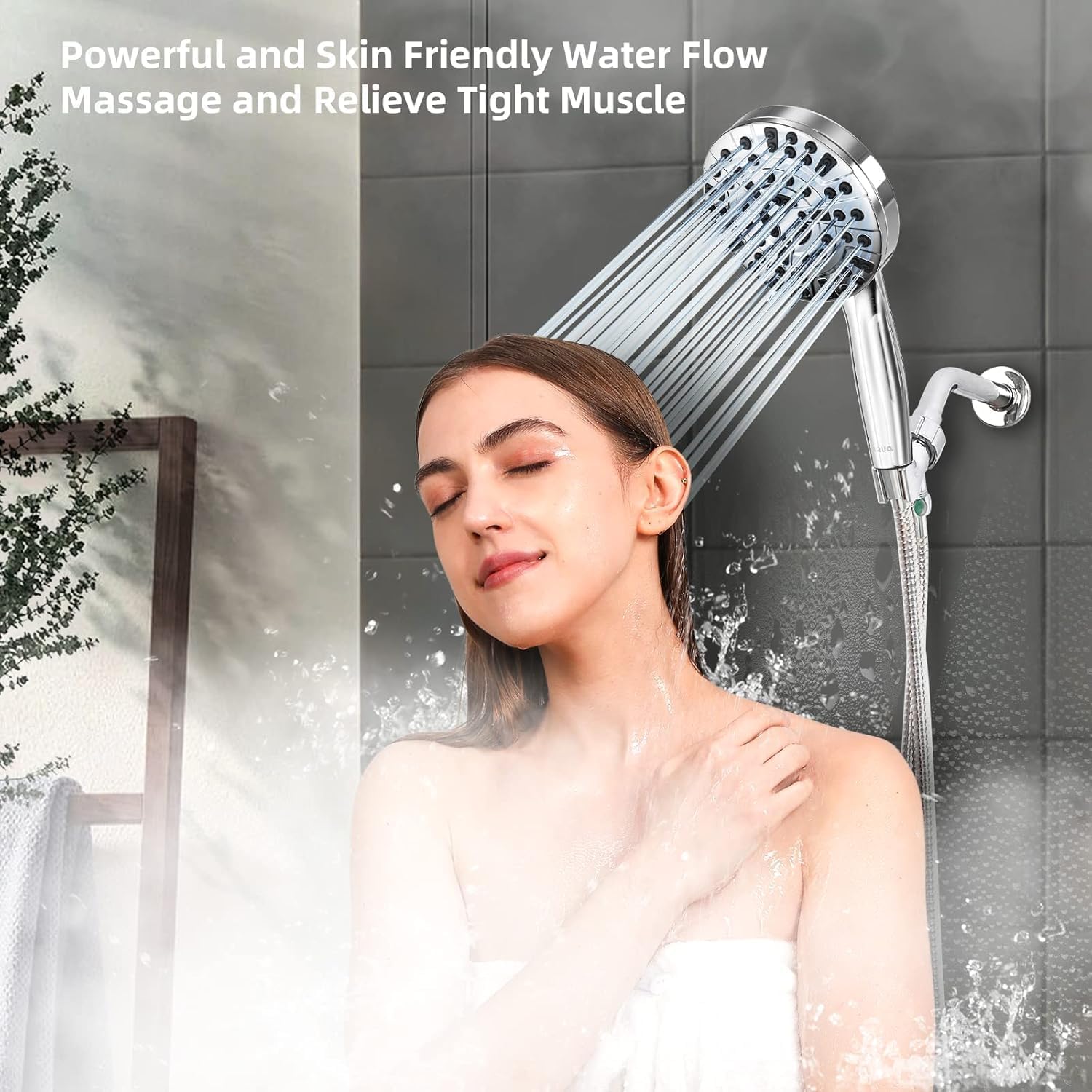 Detalle de BESAQUO 10-Function Shower Head with Handheld