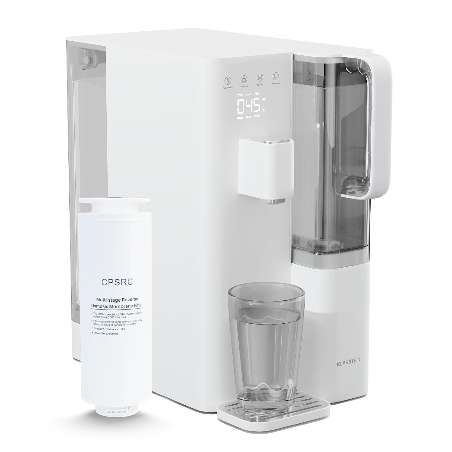 Detalle de Klarstein 4060656533631 VitalPour Reverse Osmosis Filter, 5-Stage, 5L Tank