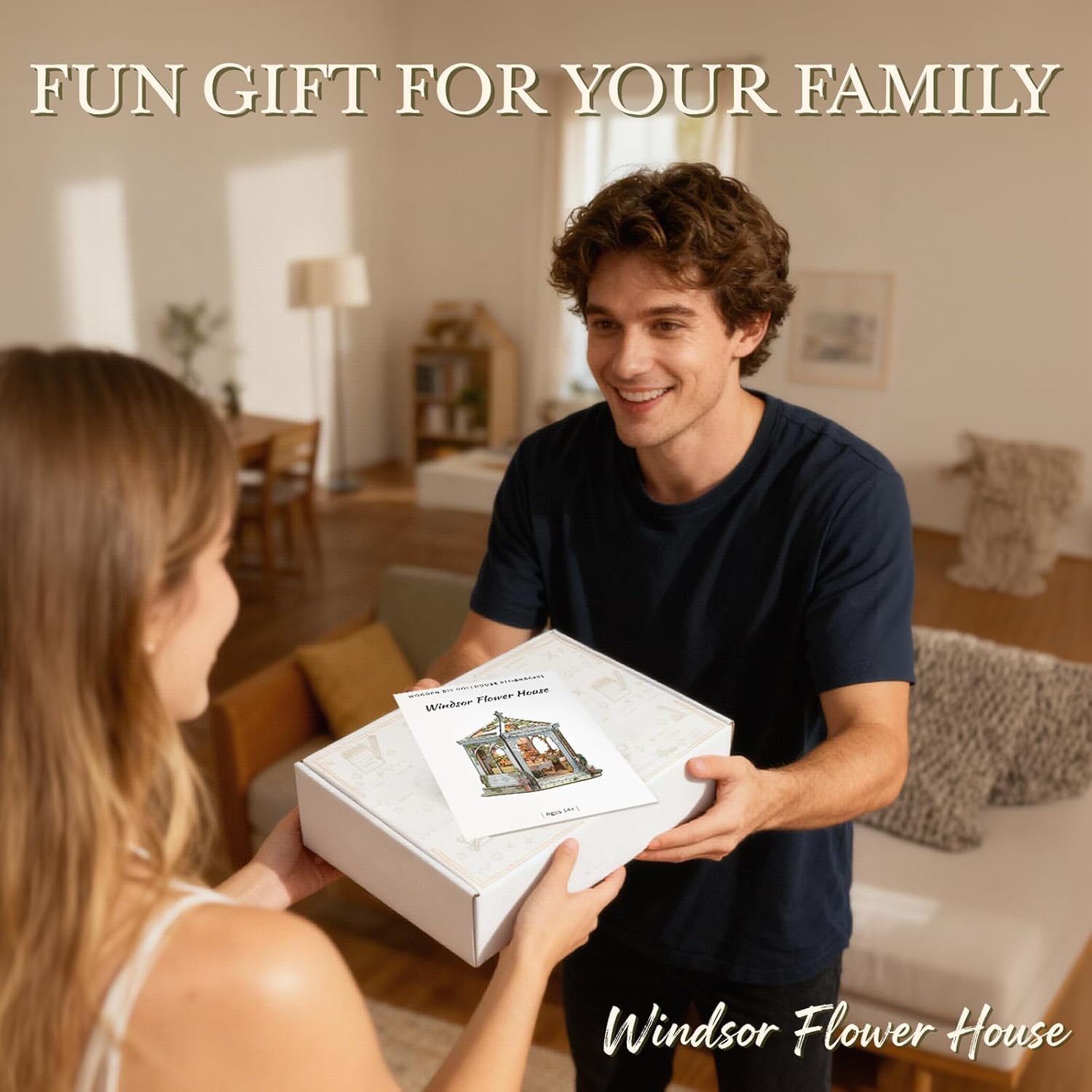 Thumbnail 5 de Cutefun DIY Miniature House Windsor Flower House: casa delle bambole in legno con luci LED