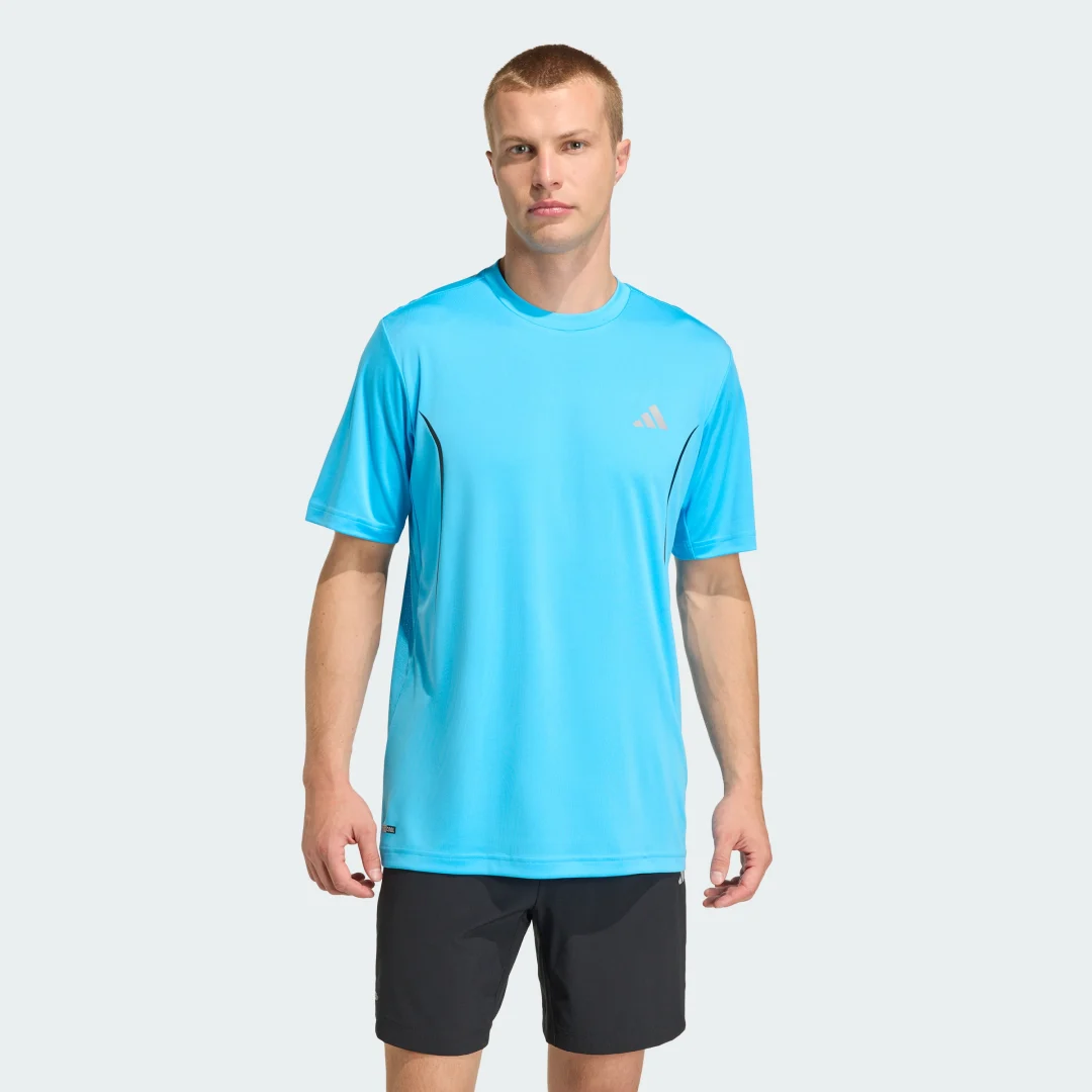Detalle de Camiseta Tech Apparel de Adidas — azul