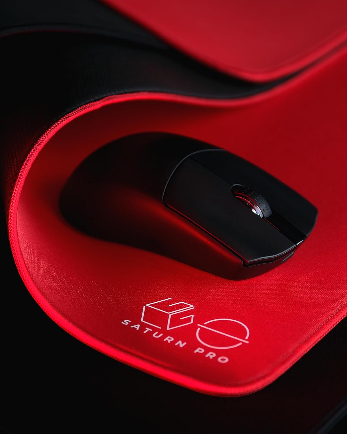 Thumbnail 2 de Lethal Gaming Gear Saturn Pro tapis de souris gamer XL Soft rouge 490 x 420 x 4 mm