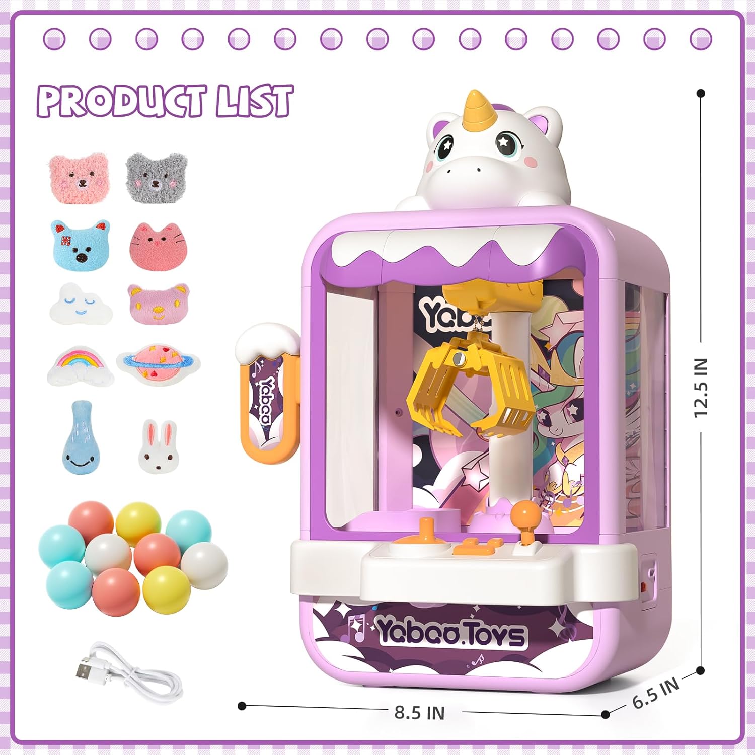 Thumbnail 5 de Vanvimen Claw Machine 12.6in