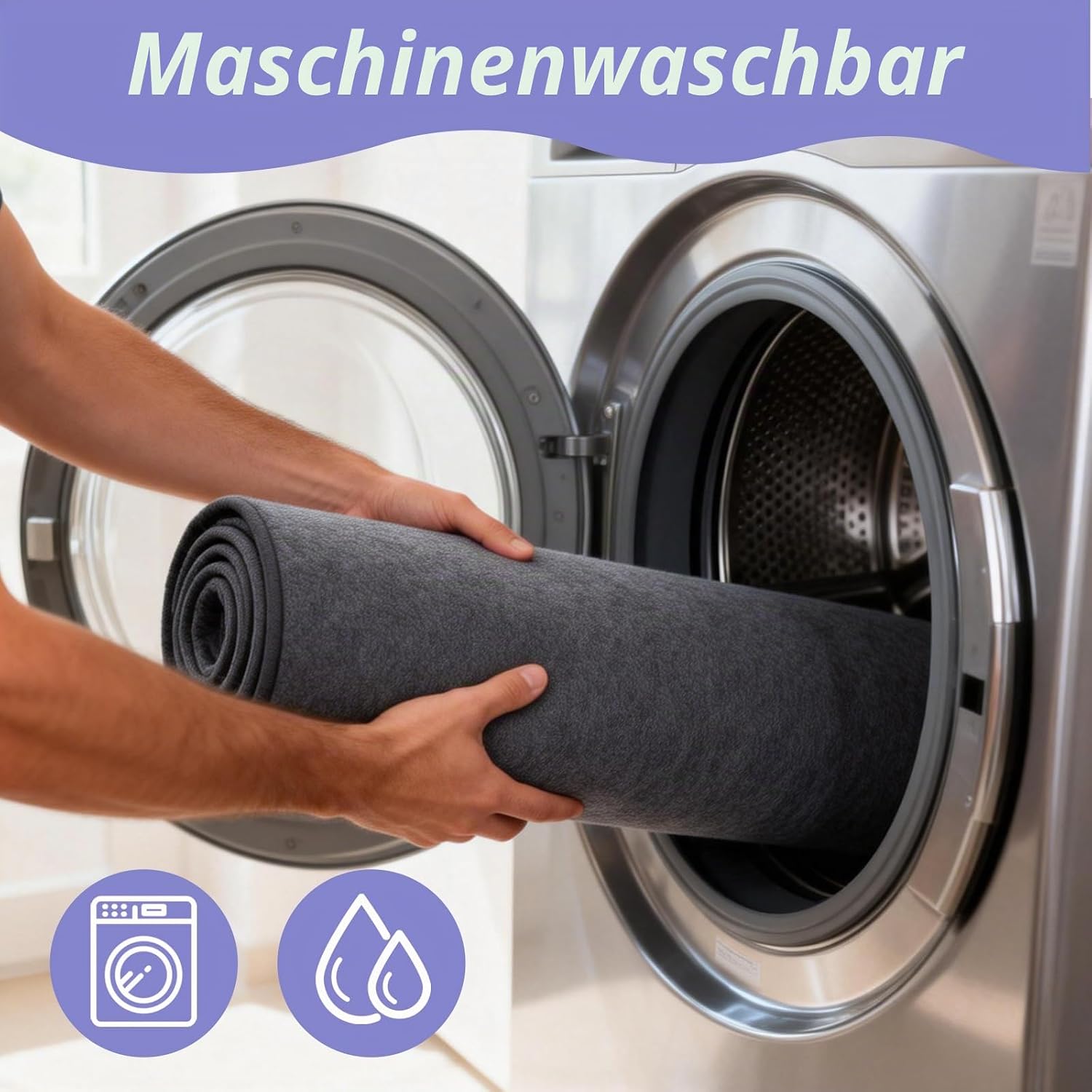 Detalle de 2 Stück Welpen Unterlagen 107 x 77 cm – Waschbare Puppy Pads wiederverwendbar
