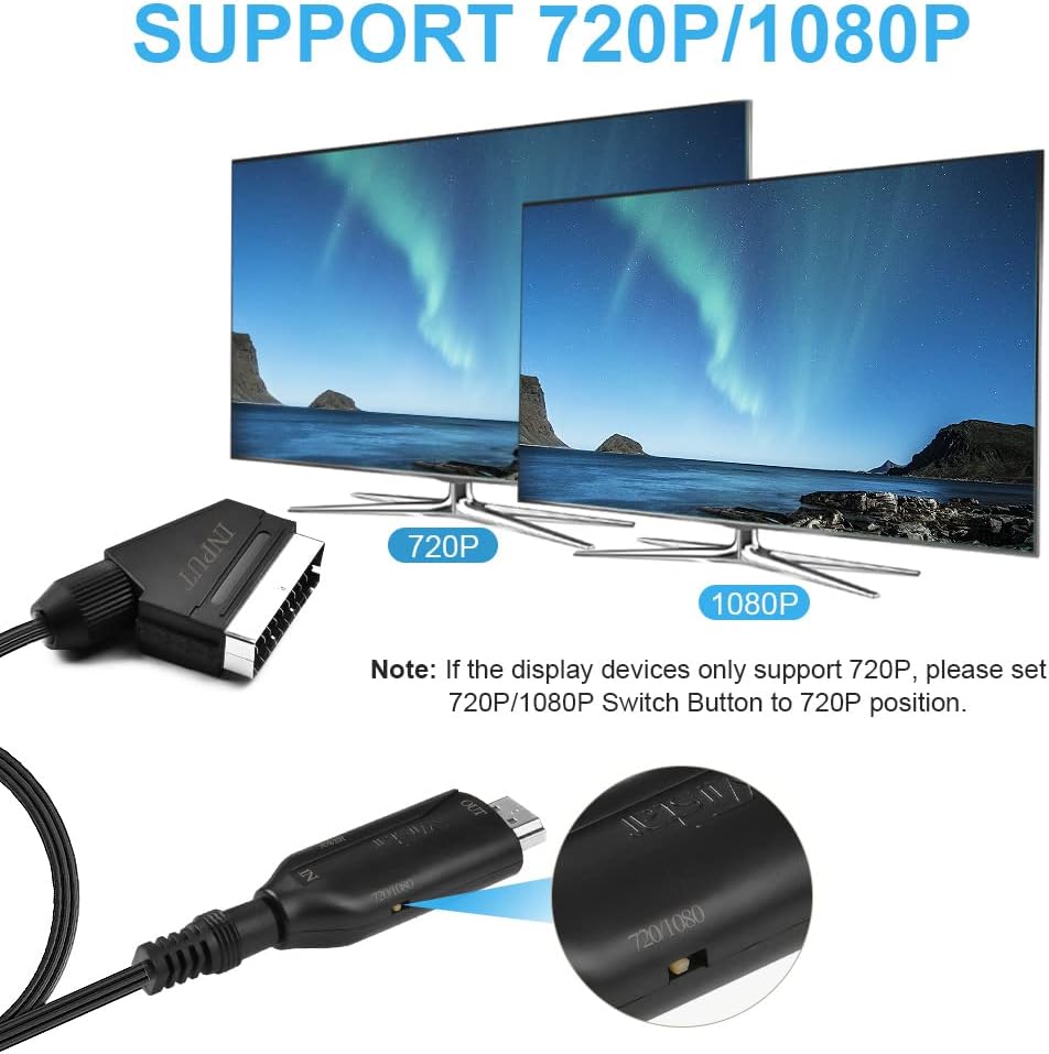 Thumbnail 3 de AXFEE Scart to HDMI Converter 1080P