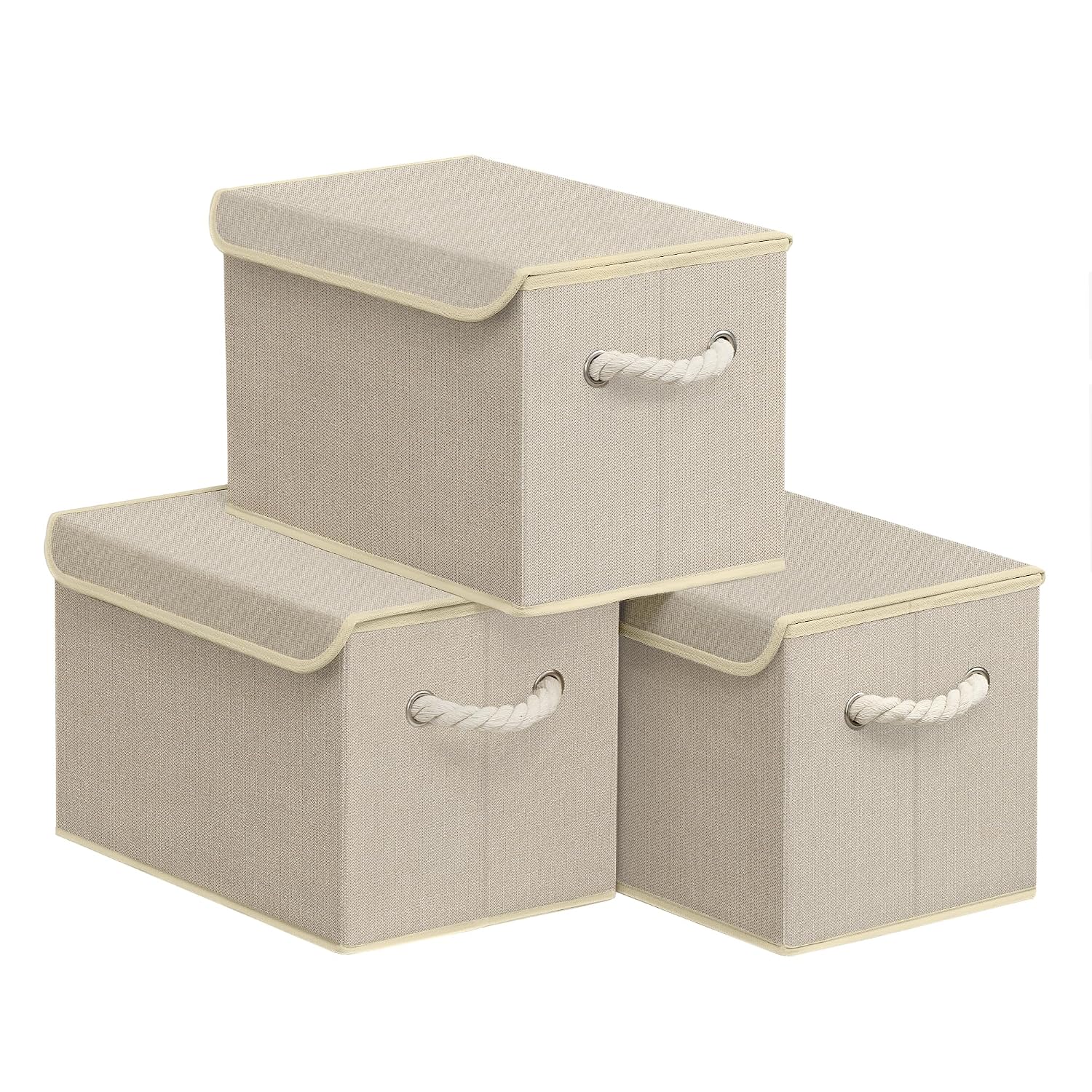 Detalle de SONGMICS TINA Collection RFB013LZ01 Foldable Storage Boxes, Set of 3