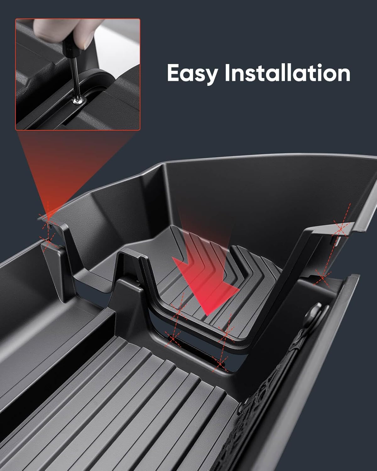 Detalle 2 de Underseat Truck Storage Boxes, 1 cubic foot