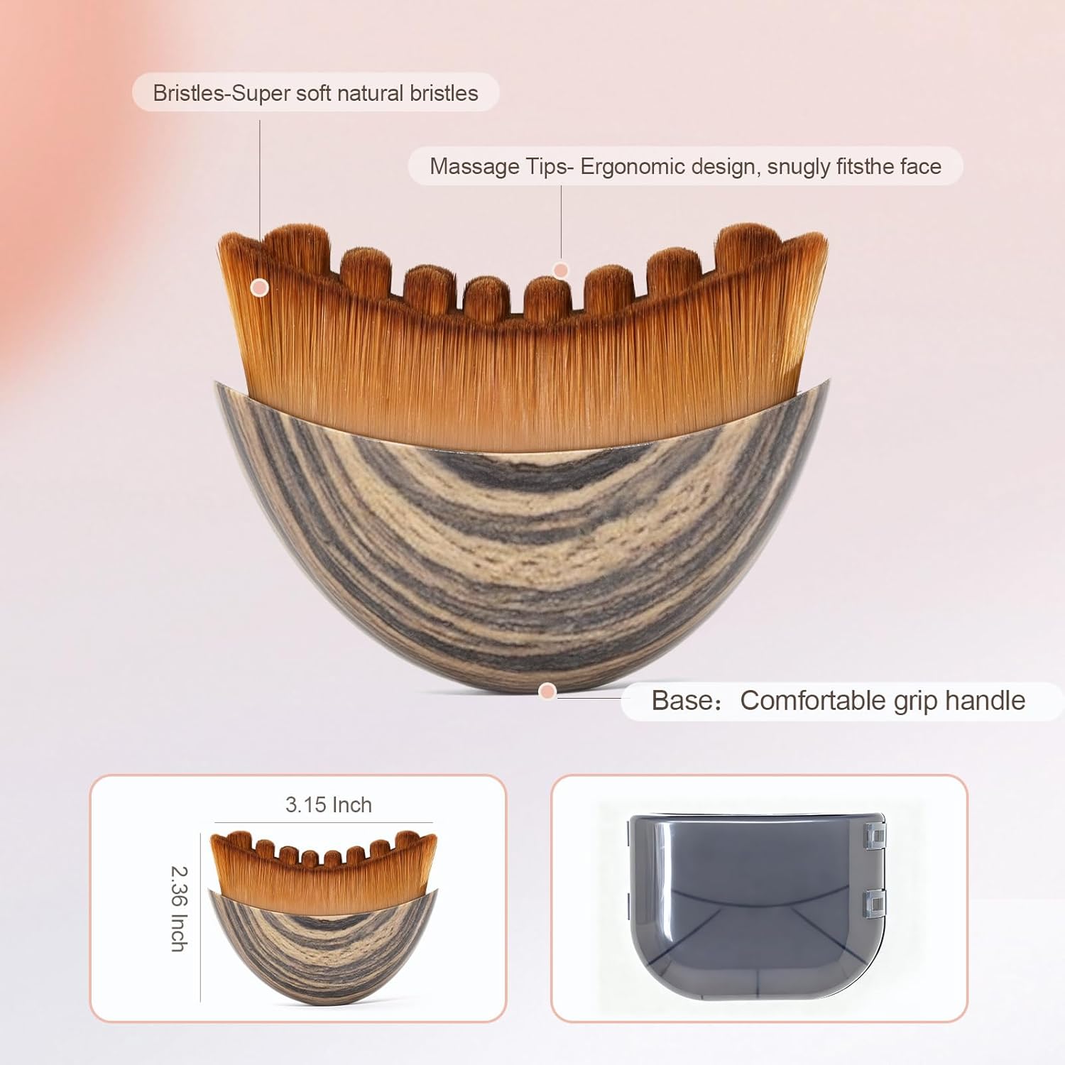 Detalle de Lymphatic Contour Face Brush 🧖♀