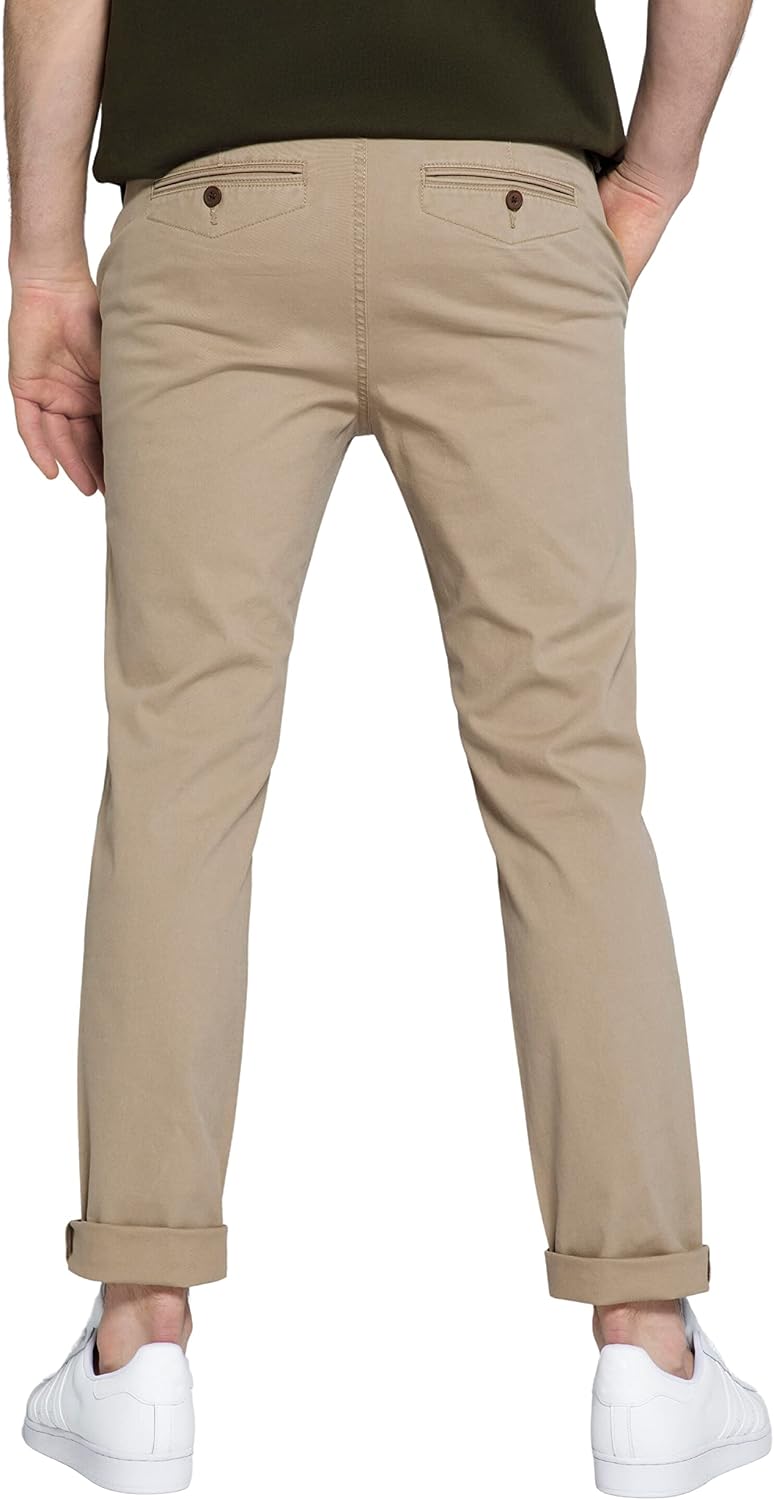 Detalle de STHUGE Null - Pantalon Chino Moderne pour Homme