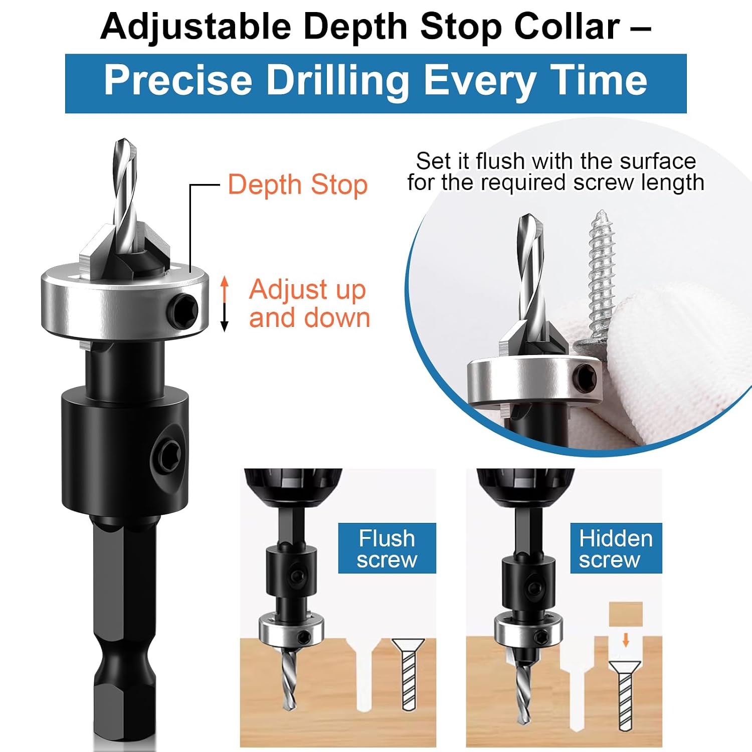 Thumbnail 4 de Lytool Hex Countersink Drill Bit Set 6.35mm ๐