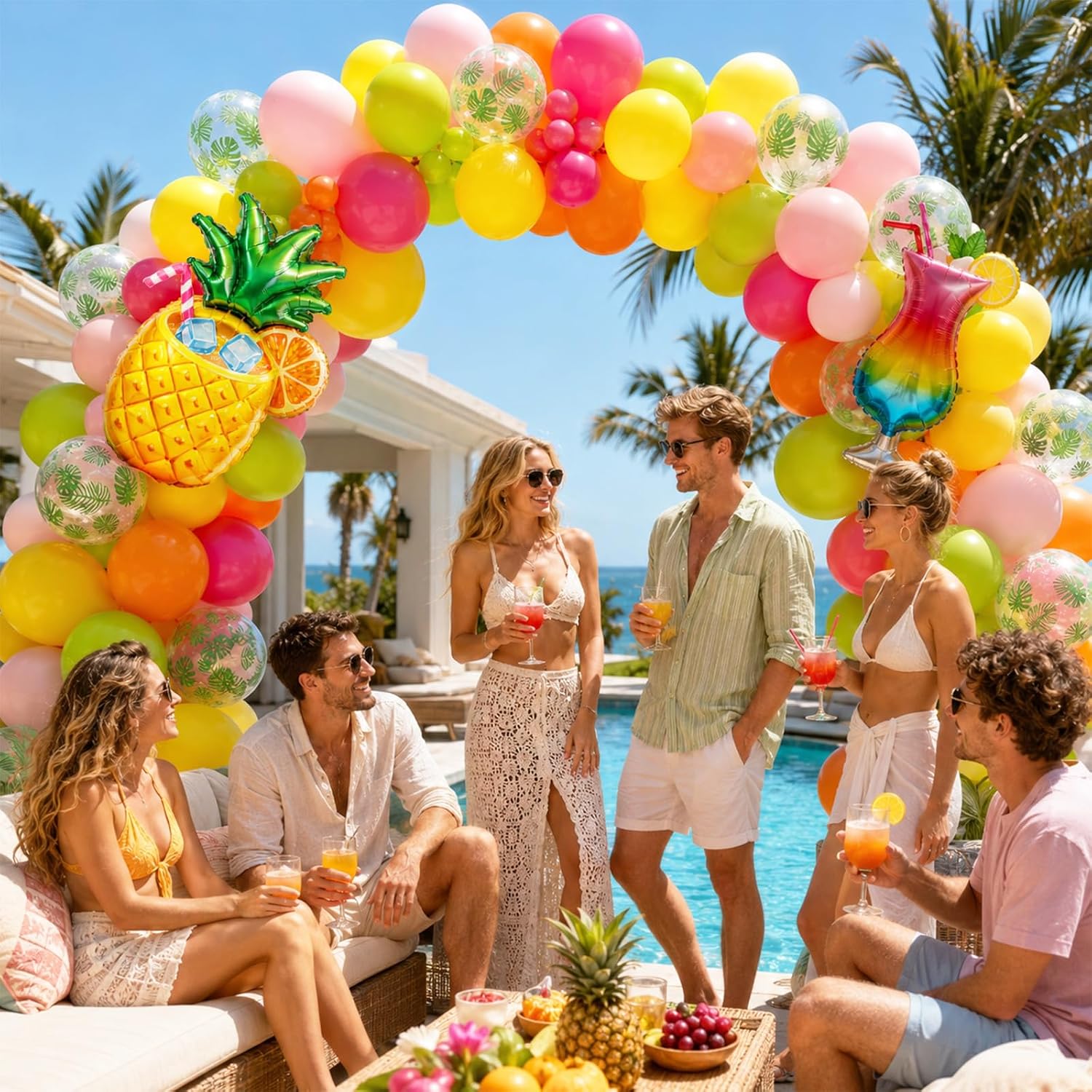 Detalle 2 de Tropical balloon kit, 12-inch