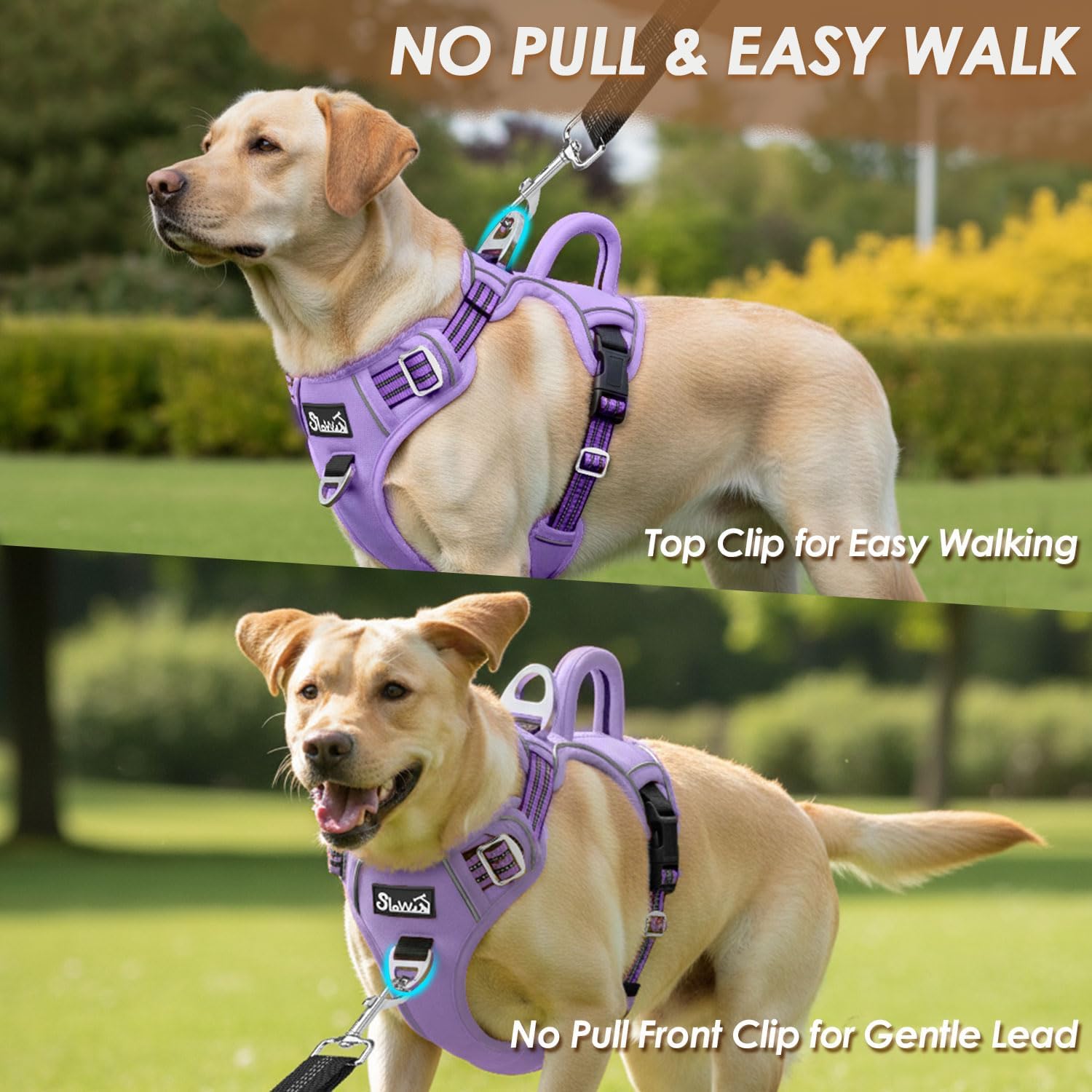 Thumbnail 2 de Eyein Dog Harness Large Dog — Anti-Pull, Adjustable Heavy Duty Vest (L)