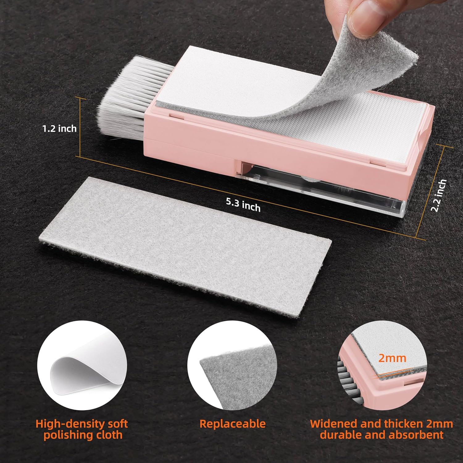 Thumbnail 6 de Ordilend Tastatur Reinigungsset – Kompaktes Keyboard- und Laptop-Reinigungsset mit Bürsten, Mikrofasertüchern und Metallstift