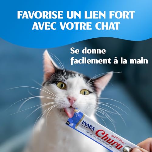 Thumbnail 3 de INABA Churu Friandises pour Chats – Multipack Fruits de Mer et Thon, 20 x 14 g