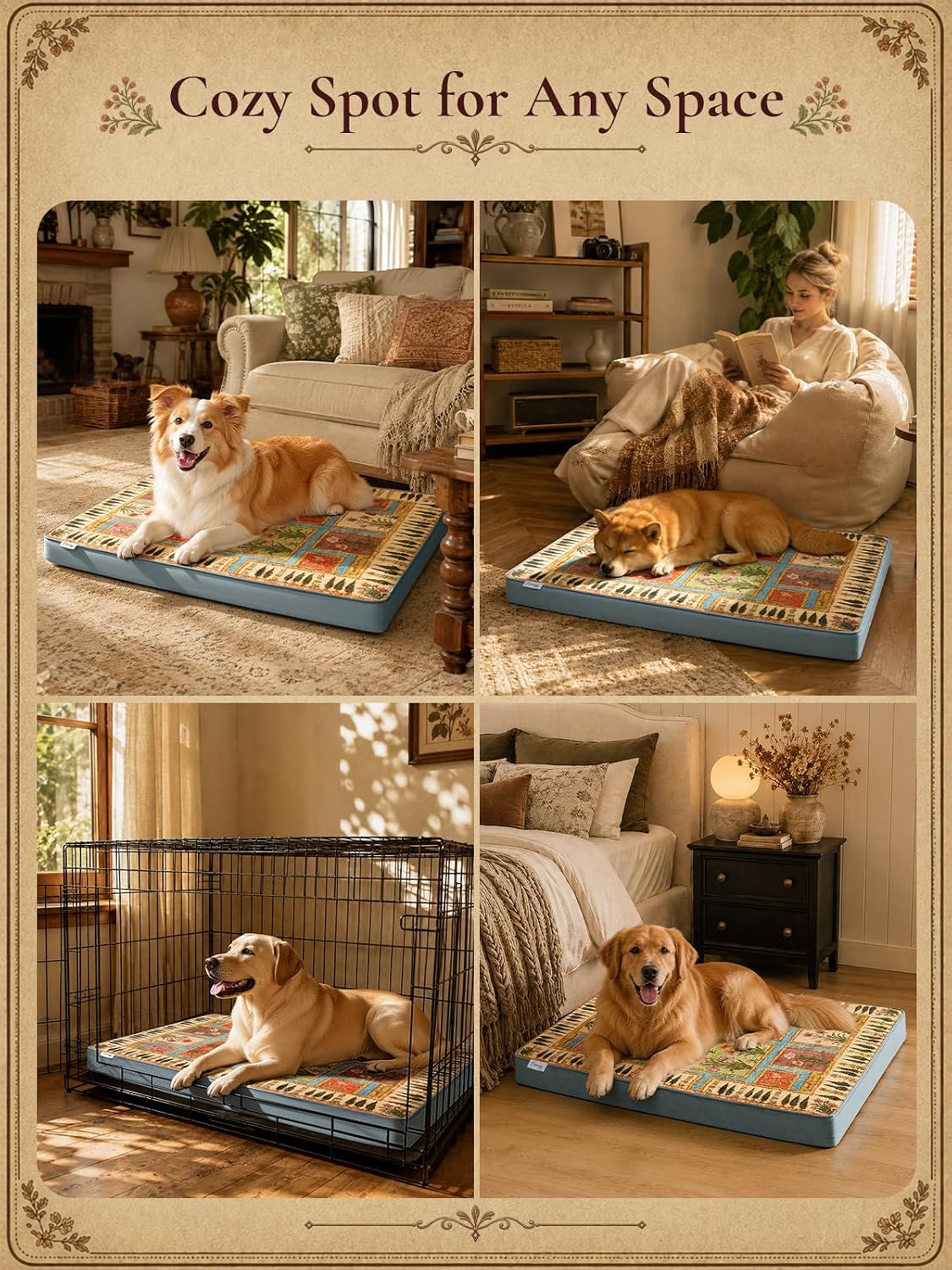 Detalle de Exsnugy Dog Bed 47-inch