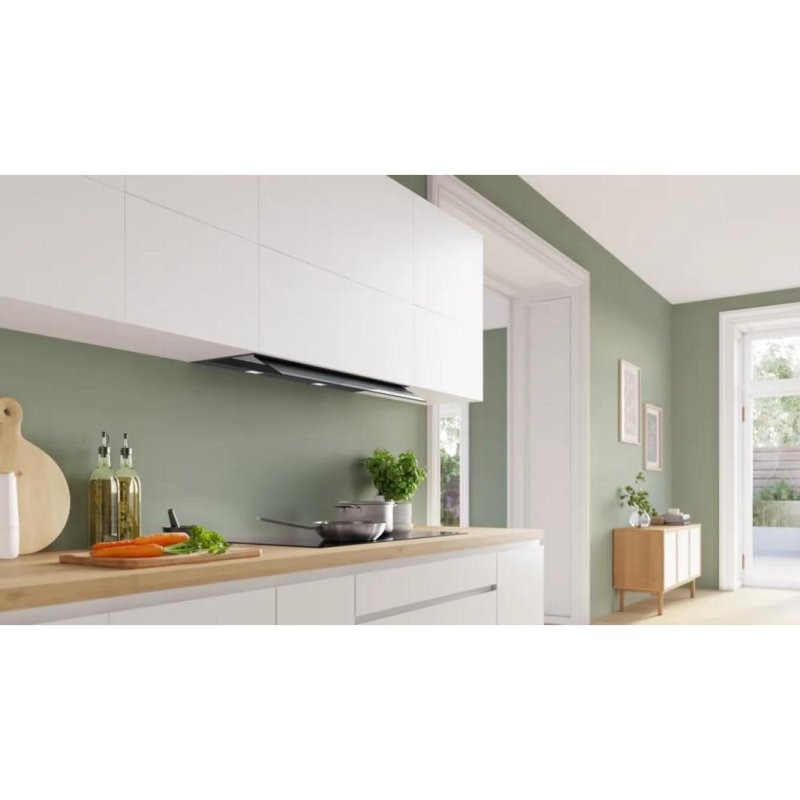 Detalle de Bosch DBB97DP60: Campana extractora canalizada/recirculación de 90 cm con control táctil