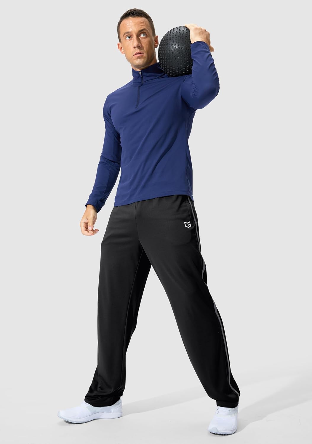 Detalle 2 de Men's Athletic Sweatpants, Polyester Mesh