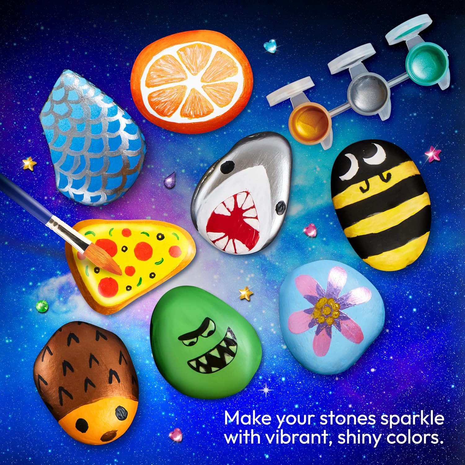 Thumbnail 5 de JOYIN Rock Painting Kit glow-in-the-dark craft kit 🎨