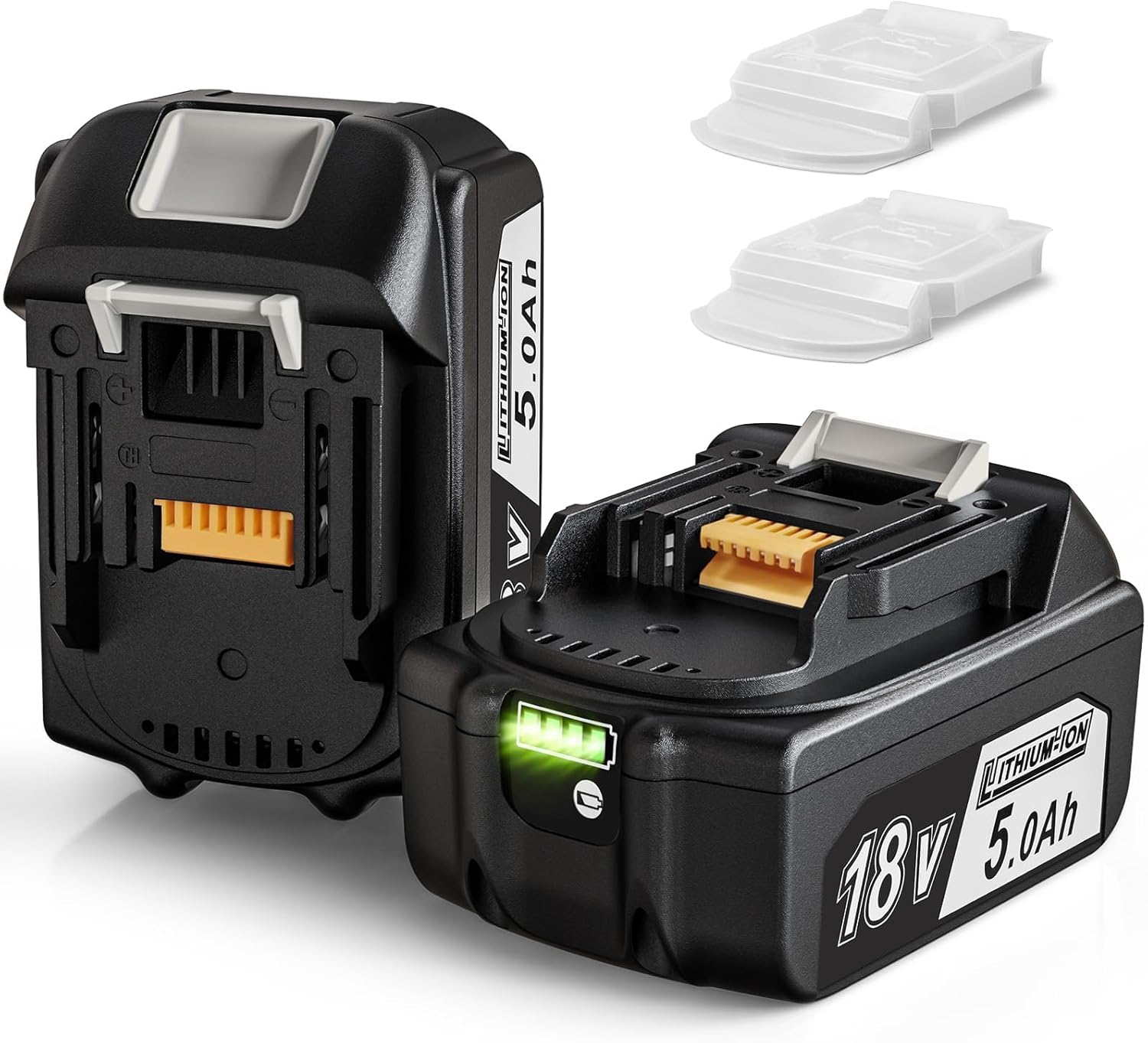 Quantrex 18V 5,0Ah batteria di ricambio per utensili cordless