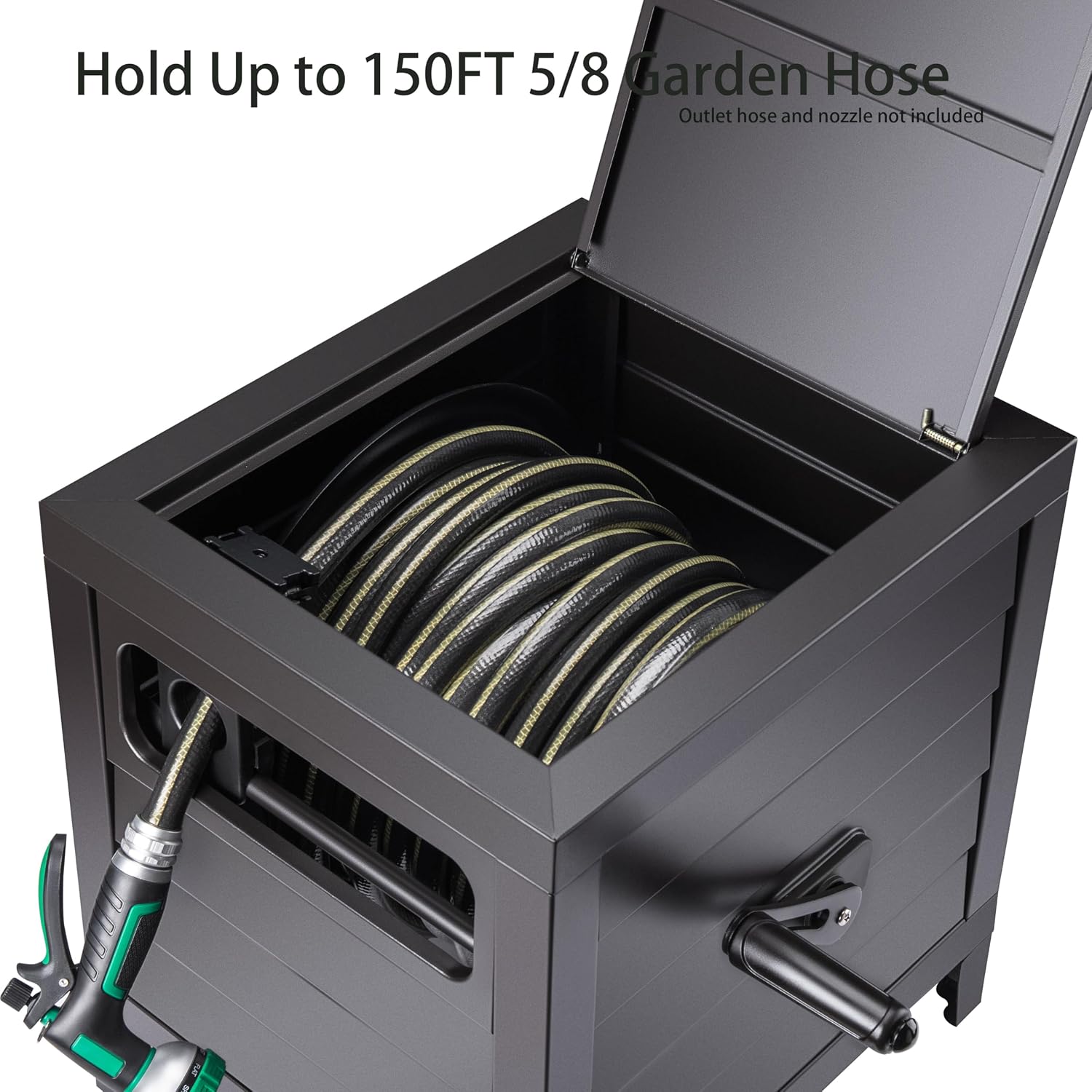 Detalle de AQUAZILLA Metal Hose Reel Box 150ft