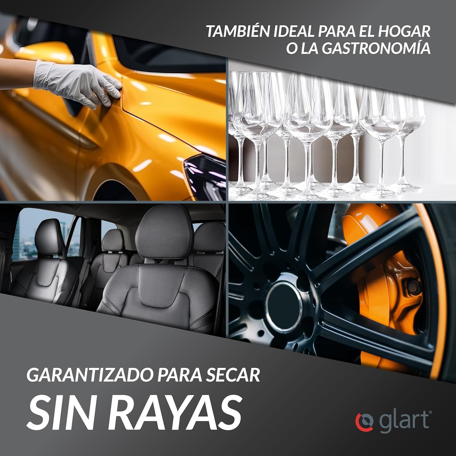 Thumbnail 5 de Glart 44WG Toalla secante XXL 90x60 cm naranja