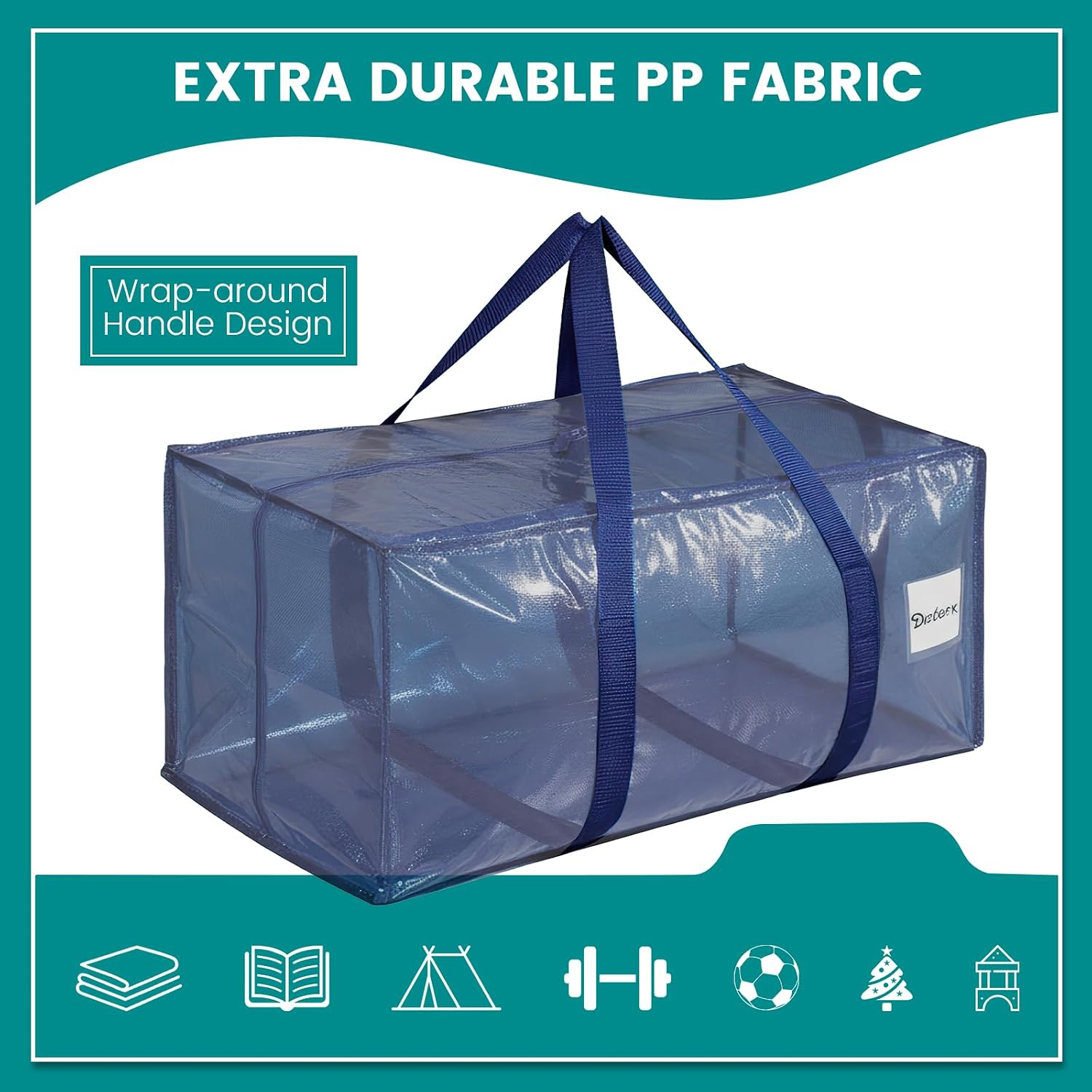Thumbnail 2 de Dntorx 4 Pack Moving Bags, 90L